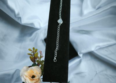 Bracelet chaine rose