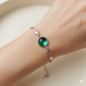 Bracelet Emeraude Eternelle