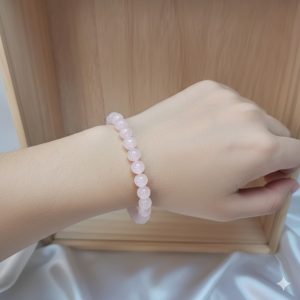 Bracelet "Cœur de Rose" – Douceur et Sérénité