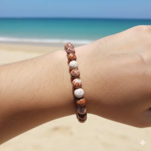 Bracelet "Récif de Paix" – Pierres Naturelles de Jaspe
