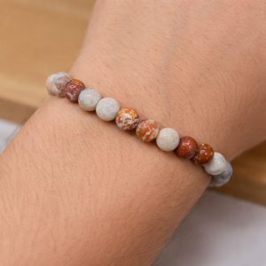 Opale Rose pierre naturelle 6 mm