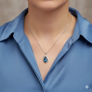 collier goutte d'eau