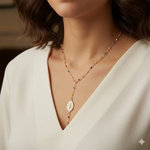 Collier Chapelet "Arc-en-Ciel"