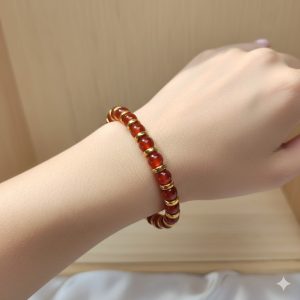Bracelet en Cornaline