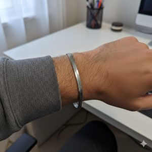 Le Bracelet Maille Serpent Plate en Acier Inoxydable