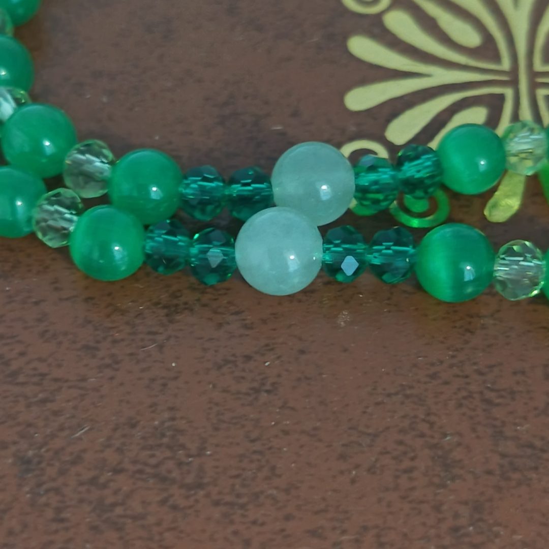 Chapelet Aventurine Verte Fait Main - 3 Chapelet Aventurine Verte Fait Main - – Image 3